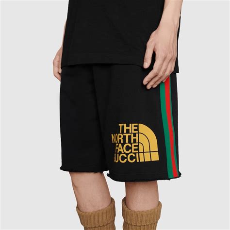 gucci north face shorts.